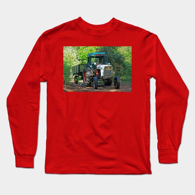 Vintage David Brown Long Sleeve T-Shirt by RedHillDigital